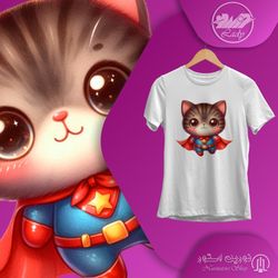 تیشرت Nurin Lady | طرح Cute Cat 17