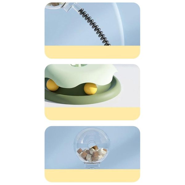 اسباب بازی برج بازی تشویقی خور گربه / Cats leaking food toy with ball track