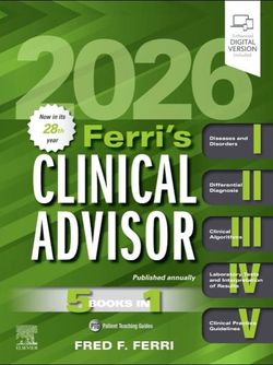 Ferri's Clinical Advisor 2026: 5 Books in 1 2026