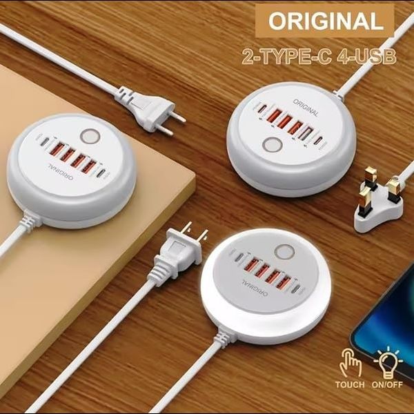 هاب شارژ چندپورتی LED