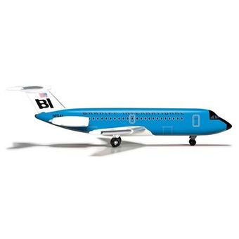Braniff International BAC 1-11-200 "Jelly bean blue"