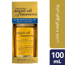 روغن آرگان او جی ایکس OGX Moroccan Argan Oil dry & coarse hair مدل اکسترا 100 میلی لیتر