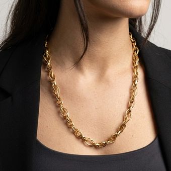 گردنبند طلا مدل اِمپرس | Empress (15.2 گرم) کارکرده بدون اجرت