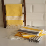 حوله دستباف آشپزخانه ریسما در 4 طرح روشن و جذاب - شماره 53/01