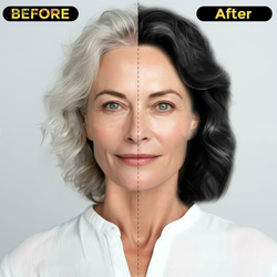 رنگ گیاهی شانه دار FRUIT HAIR - رفع دائمی سفیدی مو + تقویت طبیعی | فروشگاه شاپینو