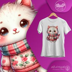 تیشرت Nurin Lady | طرح Cute Cat 19