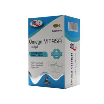 کپسول امگا 3 1000 میلی گرم ویتاسا بسته 50 عددی