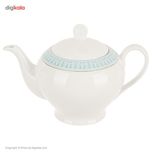 سرویس 102 پارچه چینی زرین ایران سری ایتالیا اف مدل سپید صدف درجه یک