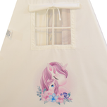 چادر بازی کودک مدل سرخپوستی طرح تکشاخ کد PT512