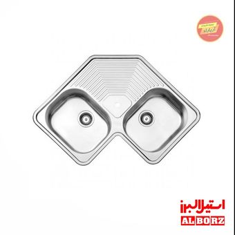 سینک توکار فانتزی 540 استیل البرز