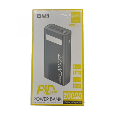 پاوربانک فلزی  20 هزار میلی آمپر ساعتی BM3 مدل K16