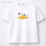 تیشرت باکسی نخ پنبه طرح (Duck) | کد 1357