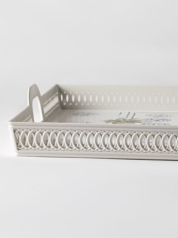 سینی دسته دار مادام کوکو مدل Maison سایز 52*39 سانتیمتر