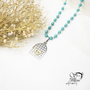 گردنبند رولباسی مرغ آمین کد 5523