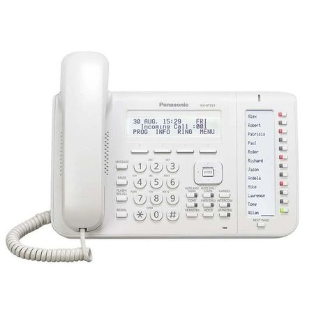 تلفن تحت شبکه پاناسونیک مدل KX-NT553 ریفر درجه یک رنگ سفید