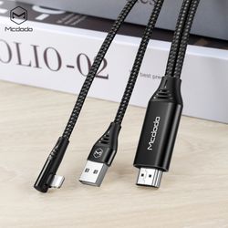 کابل تبدیل لایتنینگ به HDMI مک دودو مدل CA-6400 طول 2 متر رزولوشن 4K