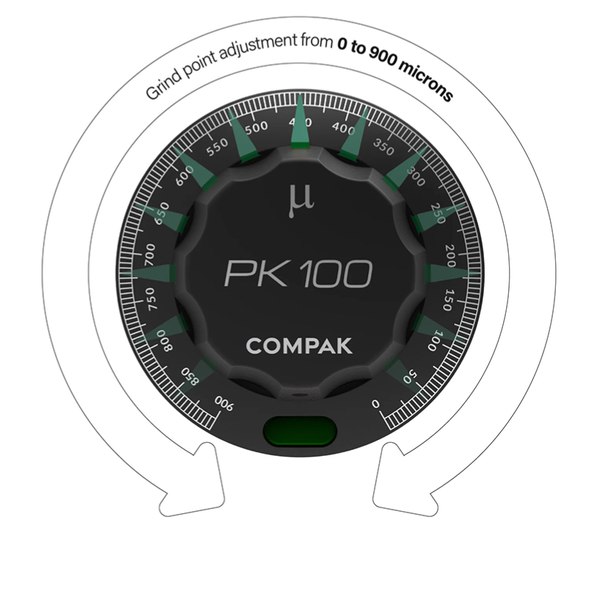 آسیاب قهوه لابراتوری کامپک Compak PK100 Single Dose حرفهای مخصوص اسپرسو و قهوه دمی