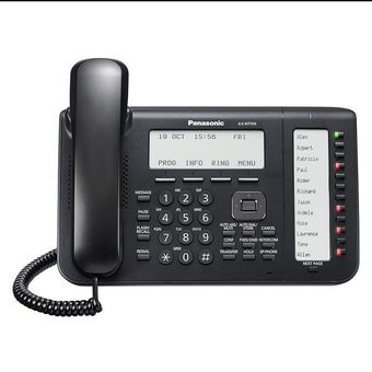 تلفن تحت شبکه پاناسونیک مدل KX-NT556 رنگ مشکی ریفر درجه یک