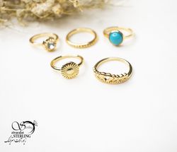 پک انگشتر زنانه کد 5578