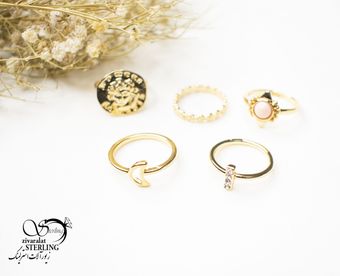 پک انگشتر زنانه کد 5589