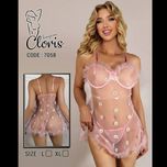 لباس خواب بابونه فنردار   کد : 7058