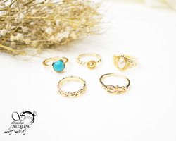 پک انگشتر زنانه کد 5593