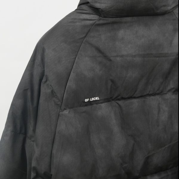 کاپشن وارداتی پر سنگشور دودی مشکی