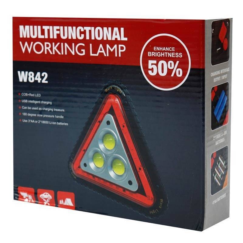 چراغ شارژی ویداسی A 823 | LED 30 اضطراری weidasi