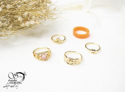 پک انگشتر زنانه کد 5602