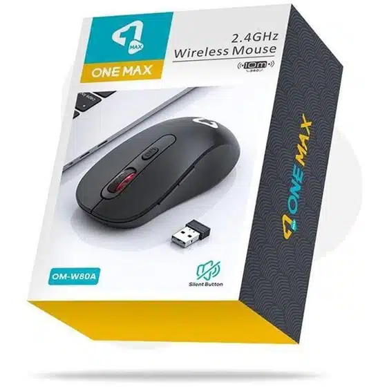 ماوس بی سیم وان مکس مدل OM-W80A