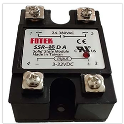 رله 25 امپر فوتک مدل DC TO AC  دارای تشخیص نقطه صفر ZERO -CROSS