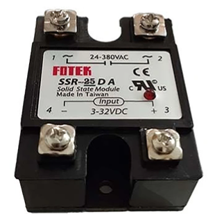 رله 25 امپر فوتک مدل DC TO AC  دارای تشخیص نقطه صفر ZERO -CROSS