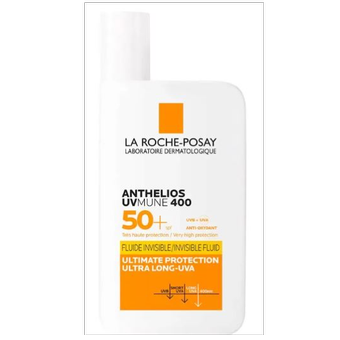 کرم ضد آفتاب بی رنگ لاروش پوزای La Roche Posay Anthelios UVMune 400 Invisible Fluid SPF 50