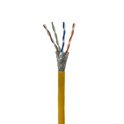 کابل شبکه لگراند وارداتی با تست فلوک پیرمننت cat6a/sftp/lszh
