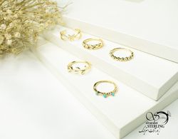 پک انگشتر زنانه کد 5679
