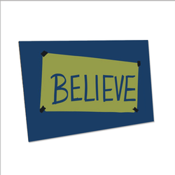 تابلو شاسی طرح believe سریال تد لاسو