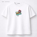 تیشرت باکسی 100٪ پنبه گرم دار | کد 1358