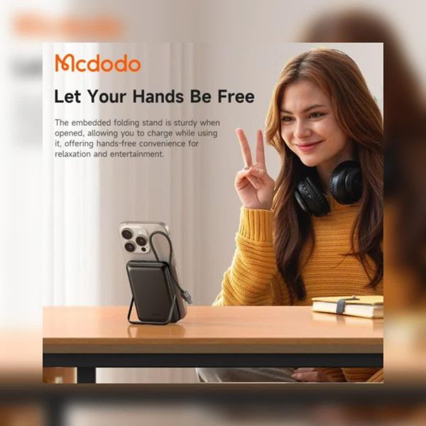 پاور بانک مک دودو مدل mc-632 ظرفیت 10000 میلی آمپر ساعت