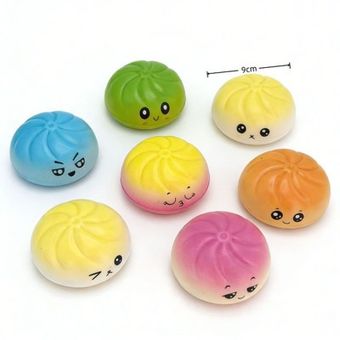 فیجت اسکوییشی دامپیلنگ دورنگ خامه بزرگ در 7 رنگ مختلف کد 12345/27