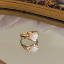 انگشتر رز کوارتز - rose quartez