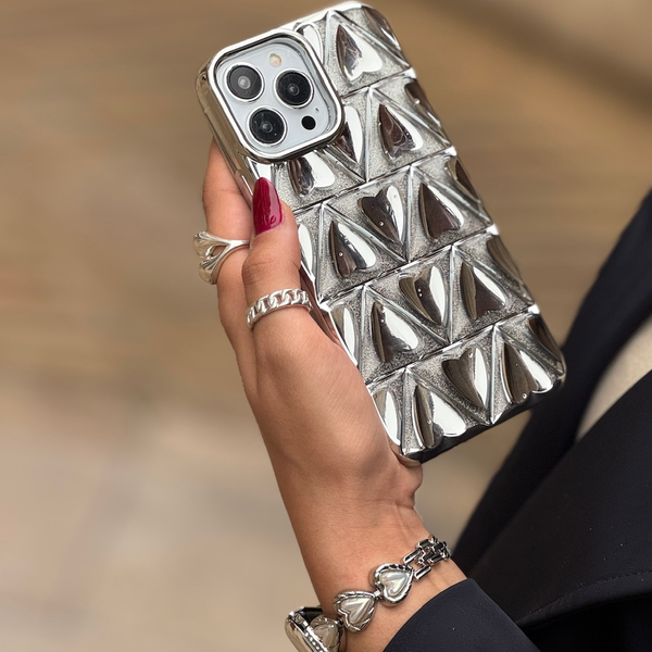 قاب Silver Heart / آیفون / (کدC1876)