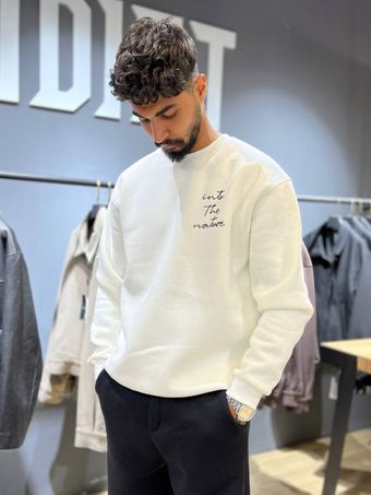 دورس یقه گرد سفید / طرح Into The Natural / برند SNAAZY ترکیه