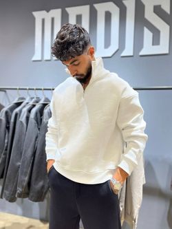 دورس نیم زیپ سفید / برند Antioch ترکیه / باکسی