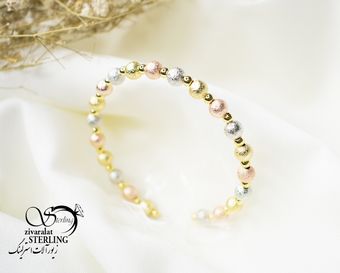 دستبند النگویی البرنادو طرح طلا مناسب سایز2 کد 5773