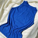 تاپ راحتی و زیر مانتویی یقه گرد