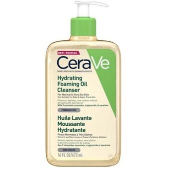 فوم شستوشو روغنی پوست خشک سراوی 473 میلی لیتر Hydrating Foaming Oil