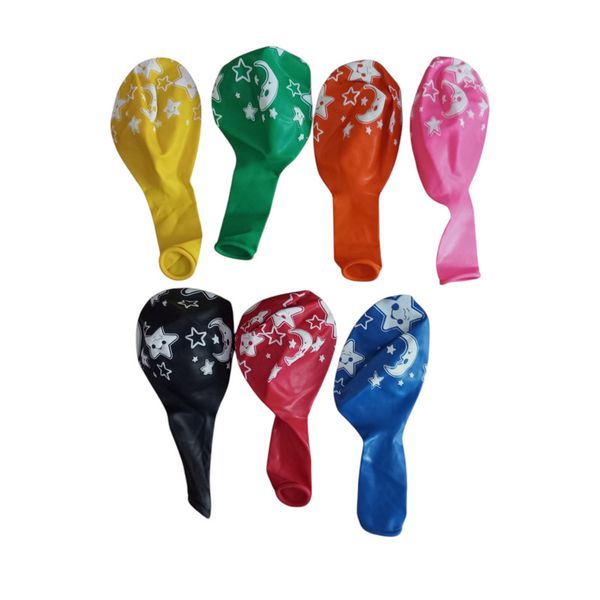 بادکنک مدل ماه و ستاره بسته 25 عددی