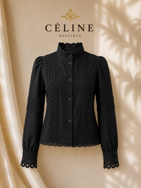 شومیز  مجلسی خامه دوزی اکسل