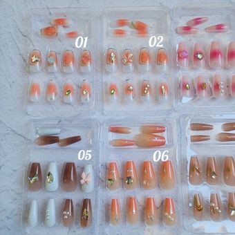 ناخن مصنوعی فشن همراه چسب