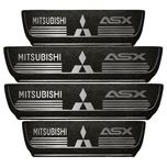 برچسب پارکابی خودرو مهدیار طرح چرم کد PKA1005 مناسب برای MITSUBISHI ASXبسته 4 عددی